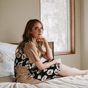 Piper and Scoot Floral Dress Medium